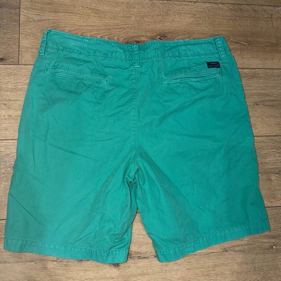 American Eagle Men’s Prep Length Shorts Teal Green size 34 - Picture 2 of 4